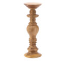 Nkuku Akello Candle Stick - Mango Wood - 46cm