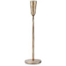 Nkuku Mbata Brass Candlestick - Antique Brass - Medium