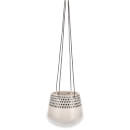 Nkuku Matamba Ceramic Hanging Planter - Black Droplets