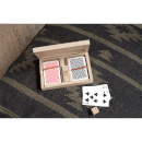 Nkuku Mango Wood Card & Dice Set - Mango Wood