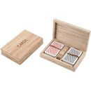 Nkuku Mango Wood Card & Dice Set - Mango Wood