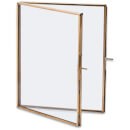 Nkuku Folded Danta Frame - Antique Brass - Portrait - 8 x 10"