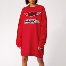 McQ Alexander McQueen Women's Slouchy Sweat Dress - Cadillac Red