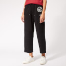 McQ Alexander McQueen Women's Knee Patched Pants - Darkest Black