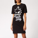 McQ Alexander McQueen Women's Slouchy T-Shirt Dress - Darkest Black