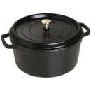 Staub Round Cocotte - Black - 28cm