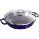 Staub Round Small Wok - Dark Blue - 30cm