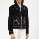 See By Chloé Women's Velvet Denim Jacket - Midnight