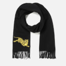 KENZO Women's Jumping Tiger Wool Scarf - Black