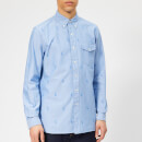 Polo Ralph Lauren Men's All Over Polo Player Shirt - Blue Tonal