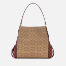 Coach Women's Coated Canvas Signature Edie 31 Shoulder Bag - Rust