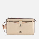 Coach Women's Metallic Colorblock Pop Up Messenger Bag - Platinum Multi