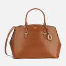 Lauren Ralph Lauren Women's Bennington Double Zip Medium Satchel Bag - Lauren Tan