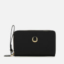 Lauren Ralph Lauren Women's Bennington Double Zip Medium Wristlet - Black