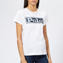 Polo Ralph Lauren Women's Sequin Polo T-Shirt - White