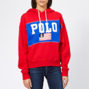 Polo Ralph Lauren Women's Pullover Polo Hoodie - Red