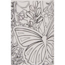 Colour In Mug with Six Pens - Butterflies