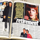 David Bowie Pictorial Edition Newspaper Book