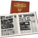 Aberdeen Football Newspaper Book - Brown Leatherette