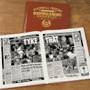 Barnsley Football Newspaper Book - Brown Leatherette