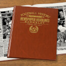Barnsley Football Newspaper Book - Brown Leatherette