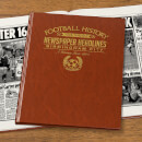 Birmingham Football Newspaper Book - Brown Leatherette