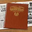 Bristol Rovers Football Newspaper Book Brown Leatherette