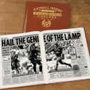 Chelsea Football Newspaper Book - Brown Leatherette