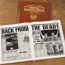 Hibernian Football Newspaper Book - Brown Leatherette
