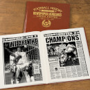 Leeds Football Newspaper Book - Brown Leatherette