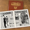 Liverpool Newspaper Book - Brown Leatherette