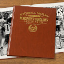 Luton Town Newspaper Book - Brown Leatherette