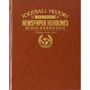 Middlesbrough Newspaper Book - Brown Leatherette