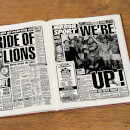 Millwall Newspaper Book - Brown Leatherette