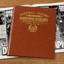 Norwich Newspaper Book - Brown Leatherette