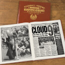 Rangers Newspaper Book - Brown Leatherette