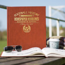 Rangers Europe Newspaper Book - Brown Leatherette