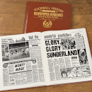 Sunderland Newspaper Book - Brown Leatherette