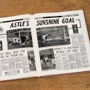 West Bromwich Albion Newspaper Book - Brown Leatherette