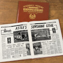 West Bromwich Albion Newspaper Book - Brown Leatherette