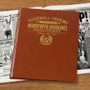 Wigan Athletic Newspaper Book - Brown Leatherette