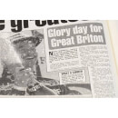Formula One Newspaper Book - Brown Leatherette