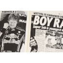 Formula One Newspaper Book - Brown Leatherette