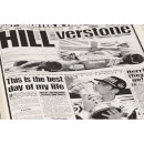 Formula One Newspaper Book - Brown Leatherette
