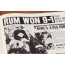 Horse Racing Newspaper Book - Brown Leatherette