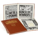 History of English Rugby Newspaper Book - Brown Leatherette