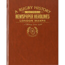 Leicester Tigers Rugby Newspaper Book - Brown Leatherette