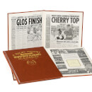 Gloucester Rugby Newspaper Book - Brown Leatherette