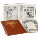Bath Rugby Newspaper Book - Brown Leatherette