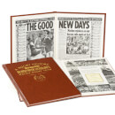 History of Welsh Rugby Newspaper Book - Brown Leatherette
